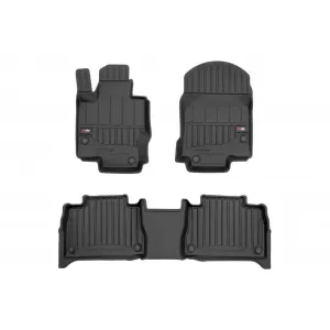 image-19-Specific rubber mats suitable for Mercedes GLE Coupe C167 after 2019, 3-piece set, black color, with 24-month warranty