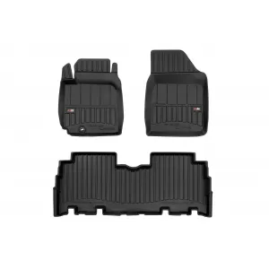 image-20-Specific rubber mats suitable for Toyota Yaris Verso 1999-2005, 4-piece set, black color, with 24-month warranty