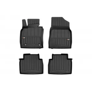 image-21-Specific rubber mats suitable for Toyota Camry IX Hybrid after 2018, 4-piece set, black color, with 24-month warranty