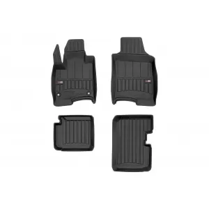 image-23-Specific rubber mats suitable for Fiat Panda III Hybrid after 2020, 4-piece set, black color, with 24-month warranty