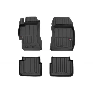 image-31-Specific rubber mats suitable for Subaru Impreza GH 2007-2011, 4-piece set, black color, with 24-month warranty from Frogum 3D ProLine series.