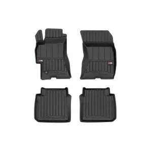 image-39-Specific rubber mats suitable for Subaru Legacy IV, Outback III 2003-2009, 4-piece set, black color, with 24-month warranty