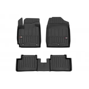 image-45-Specific rubber mats suitable for KIA Picanto II 2011-2017, Picanto III after 2017, 4-piece set, black color, with 24-month warranty