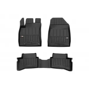 image-47-Specific rubber mats suitable for Kia X-Ceed PHEV Hybrid after 2020, 3-piece set, black color, with 24-month warranty