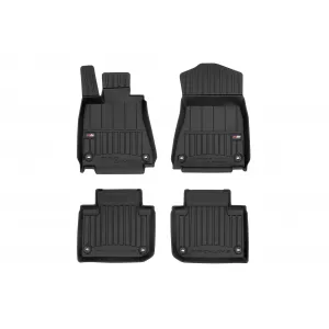 Mănuși de cauciuc specifice potrivite pentru Lexus GS IV 2012-2020, set de 4 piese, culoare neagră, cu garanție de 24 de luni din seria Frogum 3D ProLine.-image-6223229