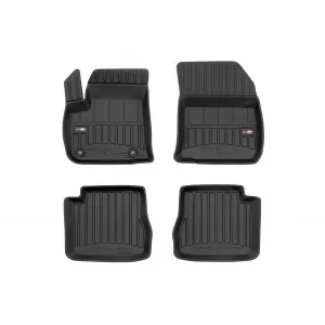 image-55-Specific rubber mats from Frogum 3D ProLine series suitable for Citroen C4 EV after 2021, 4-piece set, black color, with 24-month warranty