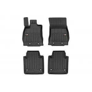 image-56-Specific rubber mats suitable for Jaguar XJ VIII long wheelbase 2009-2019, 4-piece set, black color, with 24-month warranty from Frogum 3D ProLine series.