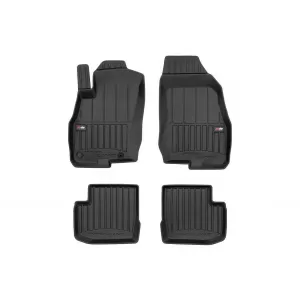 image-63-Specific rubber mats suitable for Fiat Punto EVO 5 doors 2005-2018, 4-piece set, black color, with 24-month warranty