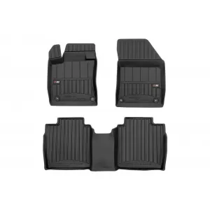 image-65-Specific rubber mats suitable for Citroen DS9 after 2020, 3-piece set, black color, with 24-month warranty
