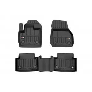 image-76-Specific rubber mats suitable for Jaguar E-Pace X540 after 2017, 3-piece set, black color, with 24-month warranty