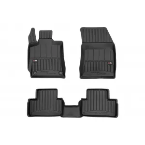 image-1-Specific rubber mats suitable for Opel Astra L, Citroen DS4, Peugeot 308 after 2021, 4-piece set, black color, with 24-month warranty