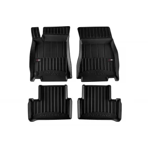 image-2-Specific rubber mats suitable for Mercedes A class W177 after 2018, 4-piece set, black color, with 24-month warranty