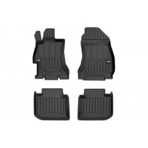 Mănuși de cauciuc specifice din seria Frogum 3D ProLine, potrivite pentru Subaru Impreza, XV 2012-2016, Levorg 2014-2020, WRX Sti 2015-2021, set de 4 piese, culoare neagră, cu garanție de 24 de luni-image-6223434