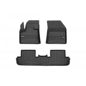 image-13-Specific rubber mats suitable for Peugeot 3008 after 2016, 3-piece set, black color, with 24-month warranty