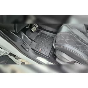 Mochete de cauciuc specifice potrivite pentru Peugeot 3008 după 2016, set de 3 piese, culoare neagră, cu garanție de 24 de luni-image-6223459