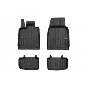 image-14-Specific rubber mats suitable for Audi E-tron GT after 2020, Porsche Taycan after 2019, 4-piece set, black color, with 24-month warranty
