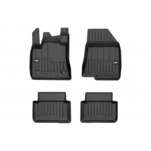 Mochete din cauciuc specifice, potrivite pentru Dacia Logan după 2020, set de 4 piese, culoare neagră, cu garanție de 24 de luni-image-6223471