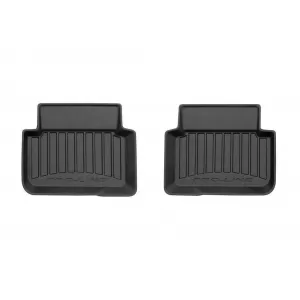 Mochete din cauciuc specifice, potrivite pentru Dacia Logan după 2020, set de 4 piese, culoare neagră, cu garanție de 24 de luni-image-6223474