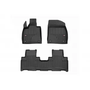 image-21-Specific rubber mats suitable for Lexus RX 450 after 2016, 3-piece set, black color, with 24-month warranty