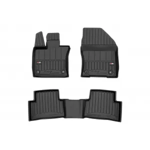 image-22-Specific rubber mats suitable for Lexus UX 250H after 2018, 3-piece set, black color, with 24-month warranty