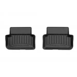 Mochete de cauciuc specifice, potrivite pentru Dacia Sandero după 2020, set de 4 piese, culoare neagră, cu garanție de 24 de luni-image-6223542
