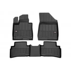 image-30-Specific rubber mats suitable for Kia Sportage after 2021, not suitable for Hybrid version, 3-piece set, black color, with 24-month warranty