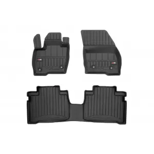 image-37-Specific rubber mats suitable for Ford S-max after 2015, 3-piece set, black color, with 24-month warranty