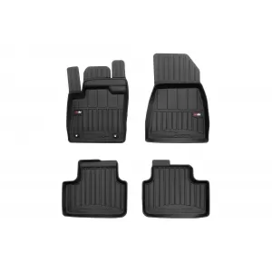 image-48-Specific rubber mats suitable for Volvo C40 Recharge after 2021, Volvo XC40 Recharge after 2020, 4-piece set, black color, with 24-month warranty