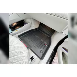 Mănuși de cauciuc specifice potrivite pentru Mercedes EQS V297 sedan după 2021, set de 3 piese, culoare neagră, cu garanție de 24 de luni-image-6223733