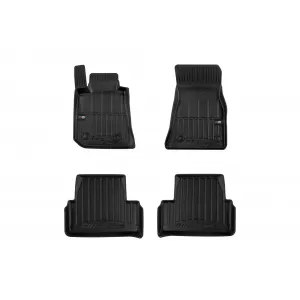 image-61-Specific rubber mats suitable for BMW i4 G26 Liftback after 2021, 4-piece set, black color, with 24-month warranty