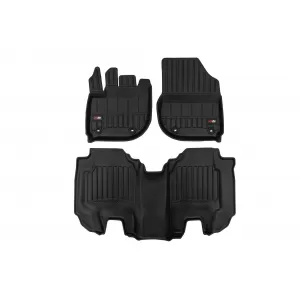 image-71-Specific rubber mats suitable for Honda HR-V e:HEV after 2021, 3-piece set, black color, with 24-month warranty