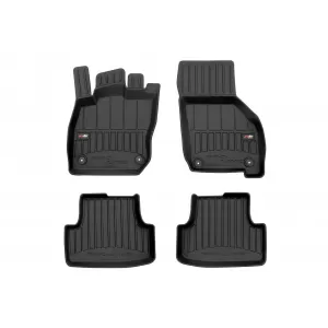 image-73-Specific rubber mats suitable for Audi A3 8Y Mild Hybrid after 2020, 4-piece set, black color, with 24-month warranty