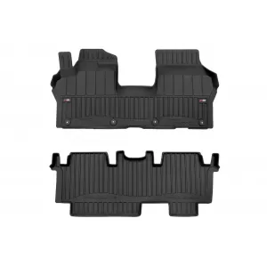image-75-Specific rubber mats suitable for Volkswagen ID.Buzz after 2022, 2-piece set, black color, with 24-month warranty