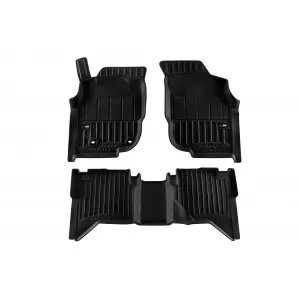 Mochete din cauciuc specifice, potrivite pentru Toyota Hilux 2005-2015 Pickup, din seria Frogum 3D ProLine, set de 3 piese, culoare neagră, cu garanție de 24 de luni-image-6223896