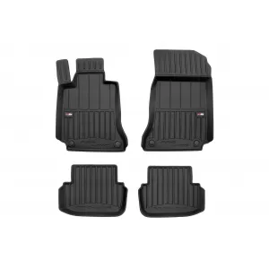 image-7-Specific rubber mats suitable for Mercedes E class C207 coupe 2009-2017, 4-piece set, black color, with 24-month warranty