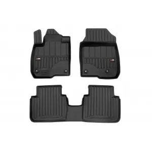 image-10-Specific rubber mats suitable for Honda ZR-V after 2023, 3-piece set, black color, with 24-month warranty