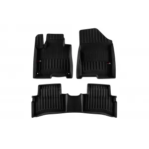 image-14-Specific rubber mats suitable for Kia Sportage, Sportage PHeV after 2021, 3-piece set, black color, with 24-month warranty