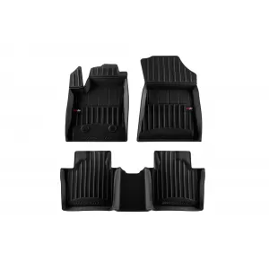 image-16-Specific rubber mats suitable for Frogum 3D ProLine series for Renault Espace after 2023, Rafale after 2024, 3-piece set, black color, with 24-month warranty