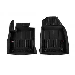 image-25-Specific rubber mats suitable for Ford Transit Courier after 2023, 2-piece set, black color, with 24-month warranty
