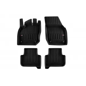 image-34-Specific rubber mats from Frogum 3D ProLine series suitable for Volkswagen Tiguan after 2024, petrol and diesel, not suitable for Mild Hybrid, 4-piece set, black color, with 24-month warranty