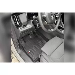 Mănuși de cauciuc specifice potrivite pentru Skoda Kodiaq după 2024, set de 4 piese, culoare neagră, cu garanție de 24 de luni-image-6224121