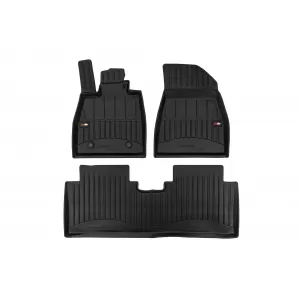 image-39-Specific rubber mats suitable for BYD Seal sedan after 2022, 3-piece set, black color, with 24-month warranty