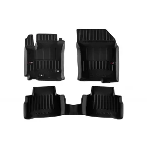 image-40-Specific rubber mats suitable for Suzuki Vitara Hybrid after 2020, 4-piece set, black color, with 24-month warranty