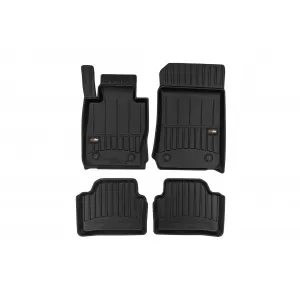 image-43-Specific rubber mats from Frogum 3D ProLine series suitable for BMW 3 Series E90 sedan, E91 wagon 2004-2012 xDrive, 4-piece set, black color, with 24-month warranty