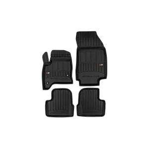 image-46-Specific rubber mats suitable for Fiat 600 after 2023, Alfa Romeo Junior Ibrida after 2024, 3-piece set, black color, with 24-month warranty