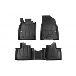 image-56-Specific rubber mats suitable for Toyota Camry after 2024, 3-piece set, black color, with 24-month warranty