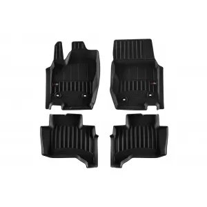 image-61-Specific rubber mats suitable for Toyota Land Cruiser J300 after 2021, 4-piece set, black color, with 24-month warranty