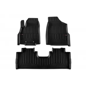 image-62-Specific rubber mats suitable for DongFeng Forthing T5 after 2024, 3-piece set, black color, with 24-month warranty