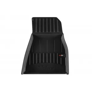 Specific rubber mats suitable for Renault 5 E-tech hatchback after 2024, 3-piece set, black color, with 24-month warranty-image-6224414