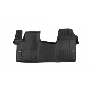 Covoraș de cauciuc specific din seria Frogum 3D ProLine, potrivit pentru Volkswagen Multivan IV, pentru scaunele din prima linie, după 2021, 1 bucată, culoare neagră, cu garanție de 24 de luni-image-6224463